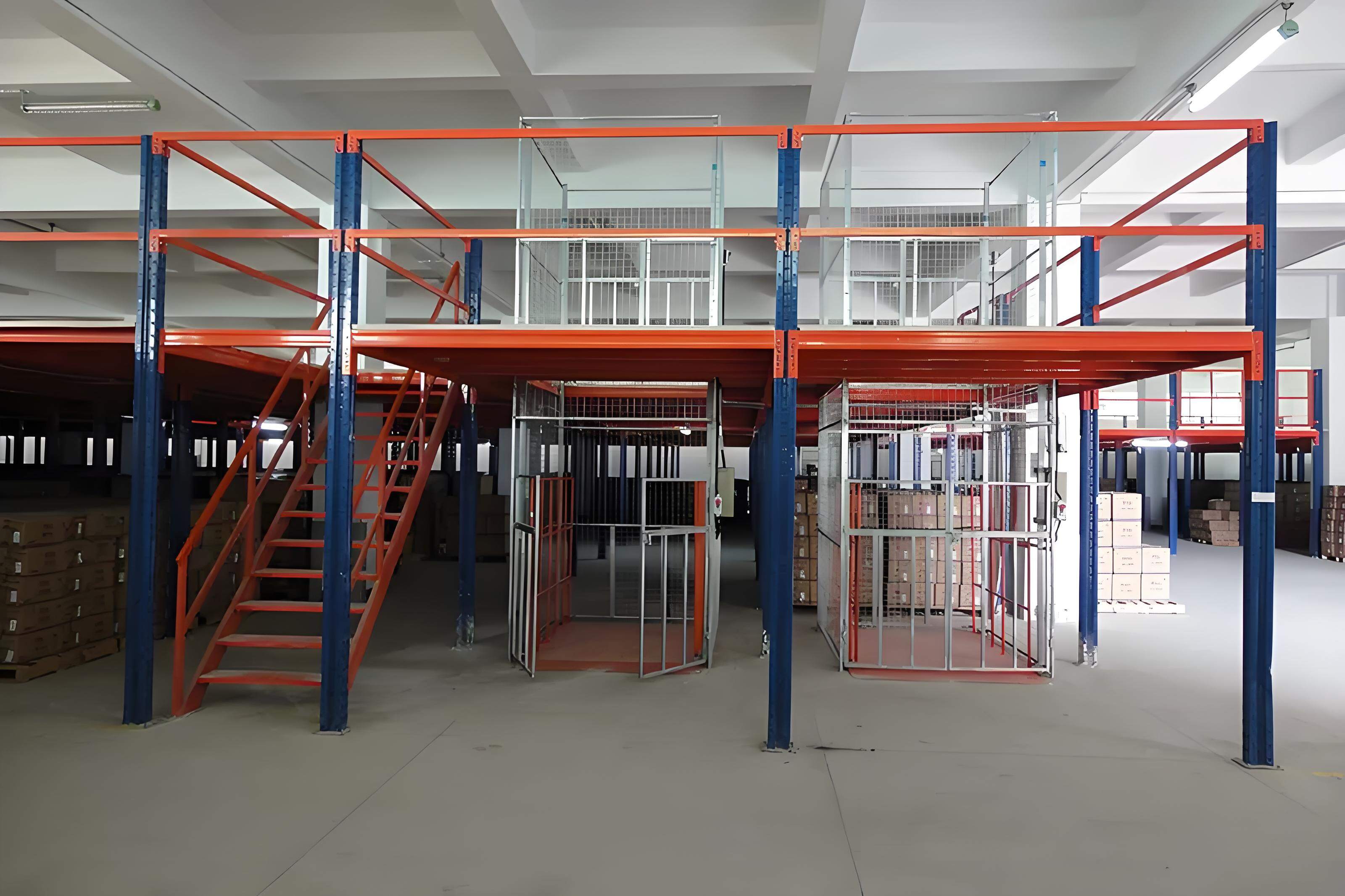 清远二层阁楼平台订做,清远阁楼式货架生产厂家